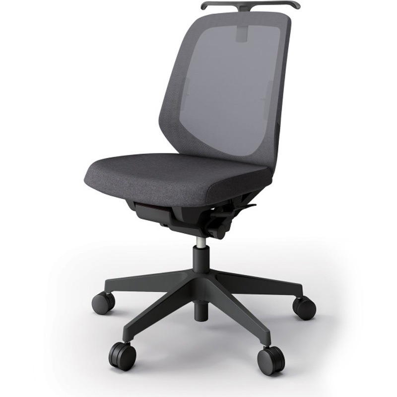 KJ-160JEH-T1T3 ノートチェア ローバック 肘なし ハンガー ランバーサポート付 メッシュJE ナイロンキャスター<配送時組立サービス付> 1台 イトーキ 【通販モノタロウ】