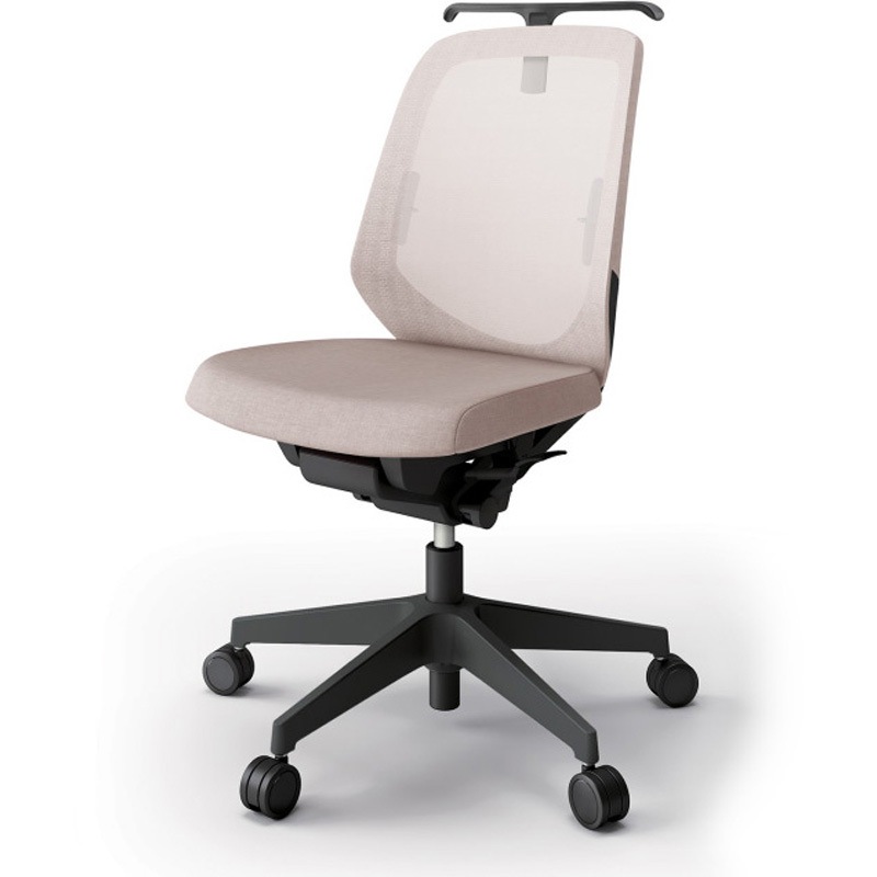 KJ-160JEHM-T1F6 ノートチェア ローバック 肘なし ハンガー ランバーサポート付 メッシュJE ウレタンキャスター<配送時組立サービス付> 1台 イトーキ 【通販モノタロウ】