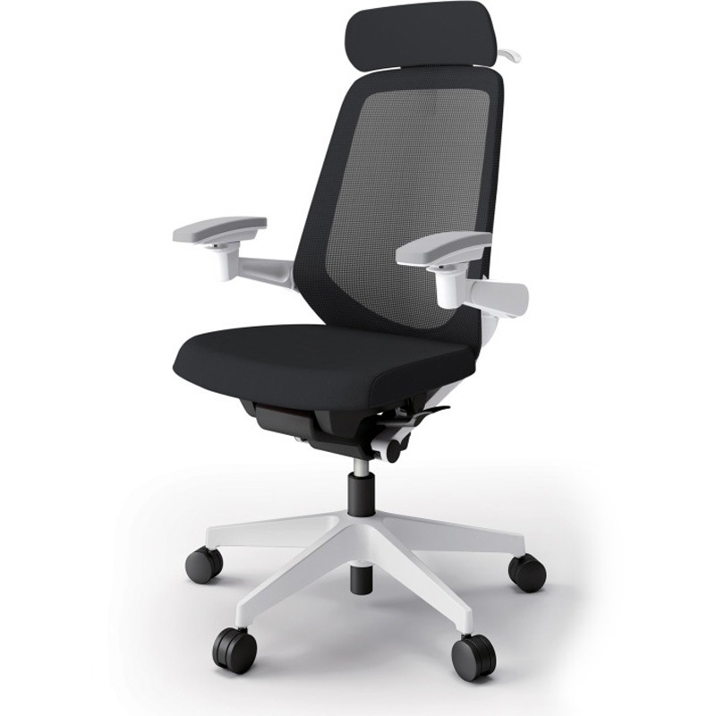 KJ-177JVX1W9T1 ノートチェア エクストラハイバック 可動肘 ハンガー ランバーサポートなし メッシュJV ナイロンキャスター<配送時組立サービス付> 1台 イトーキ 【通販モノタロウ】