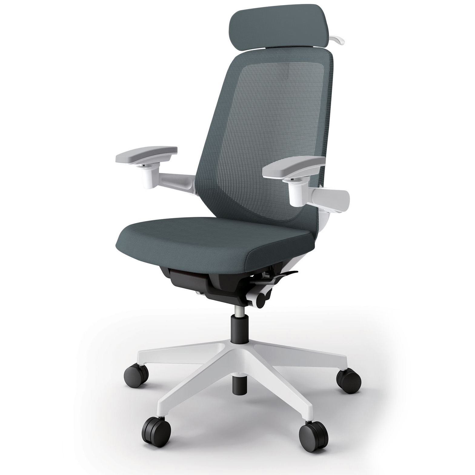 KJ-177JVX1W9W2 ノートチェア エクストラハイバック 可動肘 ハンガー ランバーサポートなし メッシュJV ナイロンキャスター<配送時組立サービス付> 1台 イトーキ 【通販モノタロウ】