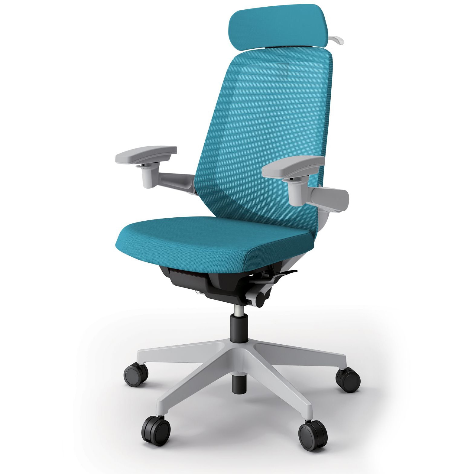 KJ-177JVXM1GNA3 ノートチェア エクストラハイバック 可動肘 ハンガー ランバーサポートなし メッシュJV ウレタンキャスター<配送時組立サービス付> 1台 イトーキ 【通販モノタロウ】