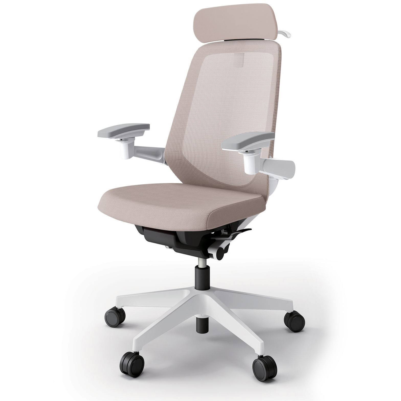 KJ-177JVXM1W9Y3 ノートチェア エクストラハイバック 可動肘 ハンガー ランバーサポートなし メッシュJV ウレタンキャスター<配送時組立サービス付> 1台 イトーキ 【通販モノタロウ】