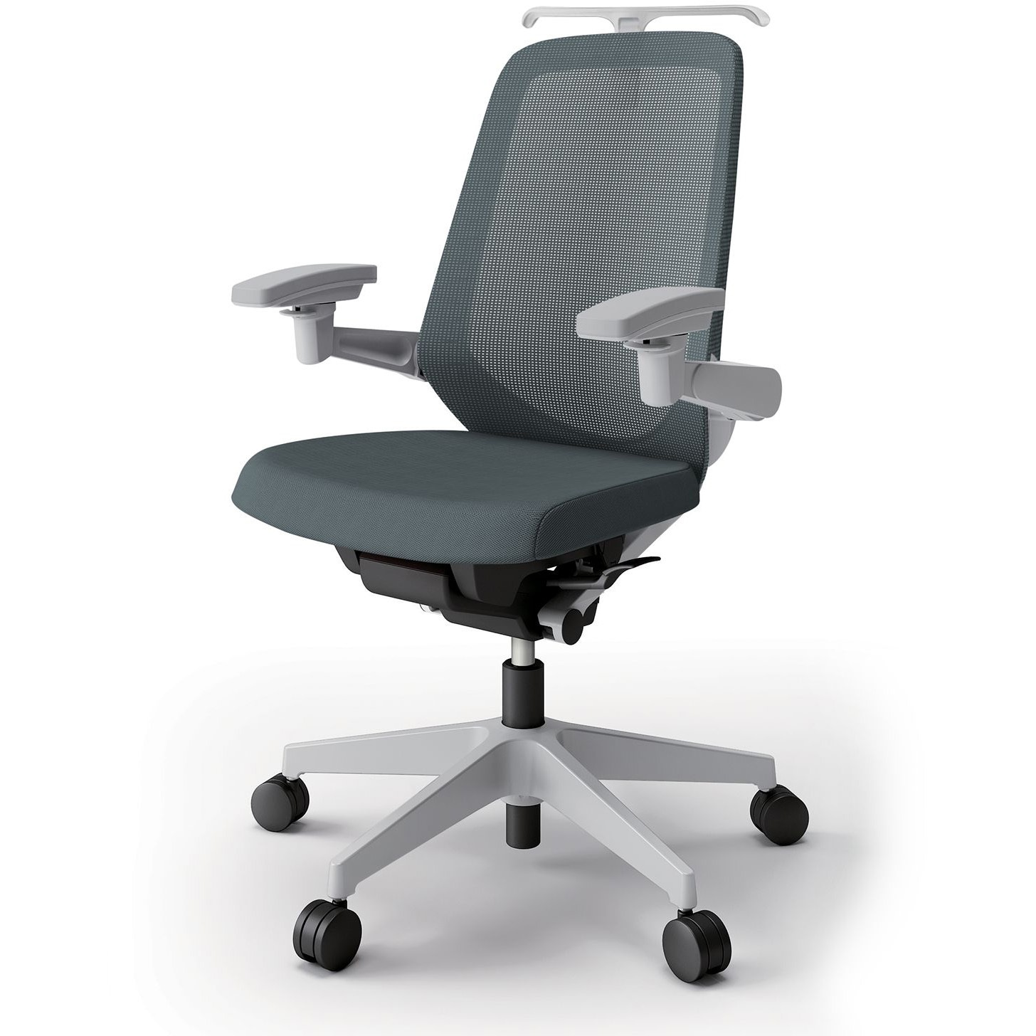 KJ-177JVH1GNW2 ノートチェア ハイバック 可動肘 ハンガー ランバーサポートなし メッシュJV ナイロンキャスター<配送時組立サービス付> 1台 イトーキ 【通販モノタロウ】