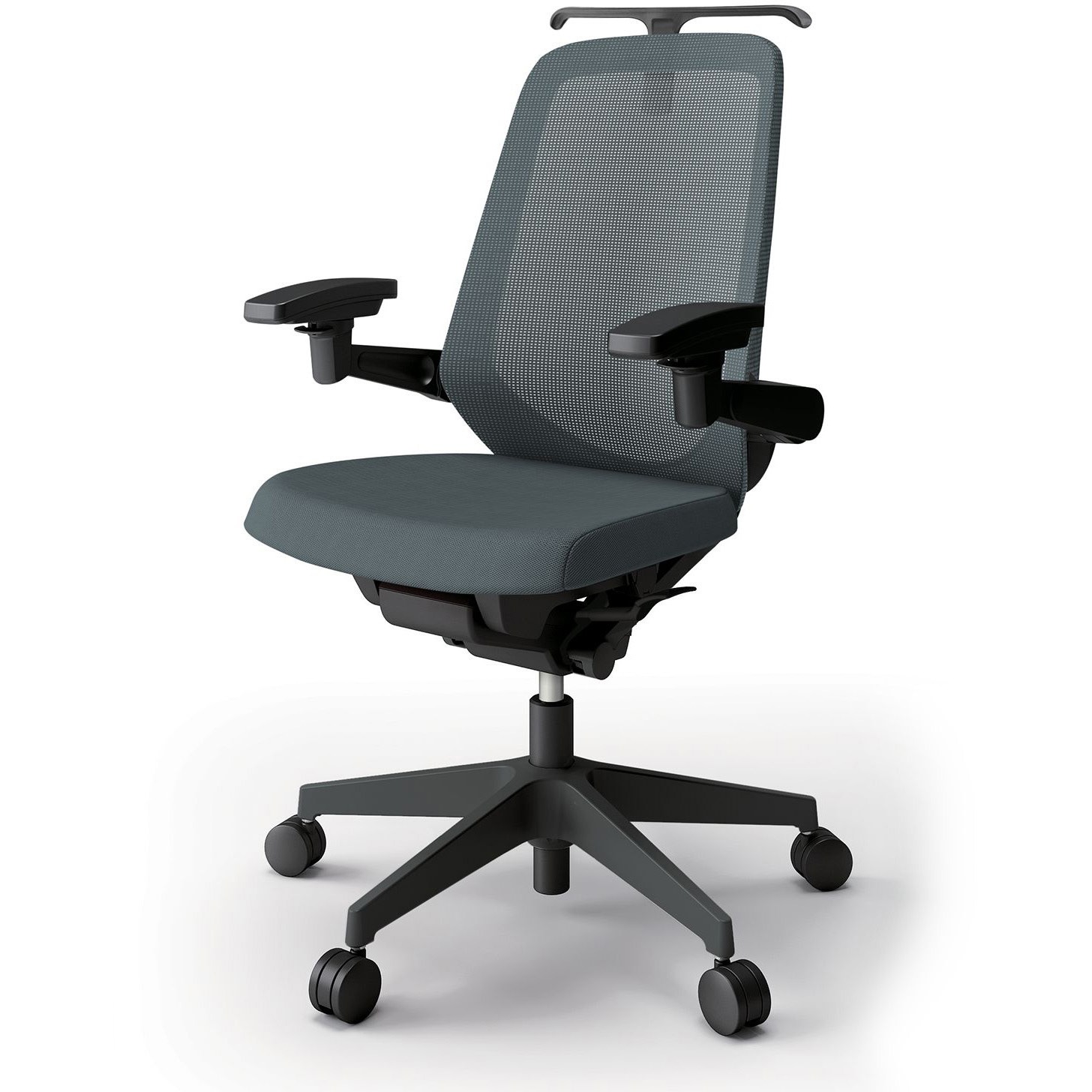 KJ-177JVH1T1W2 ノートチェア ハイバック 可動肘 ハンガー ランバーサポートなし メッシュJV ナイロンキャスター<配送時組立サービス付> 1台 イトーキ 【通販モノタロウ】