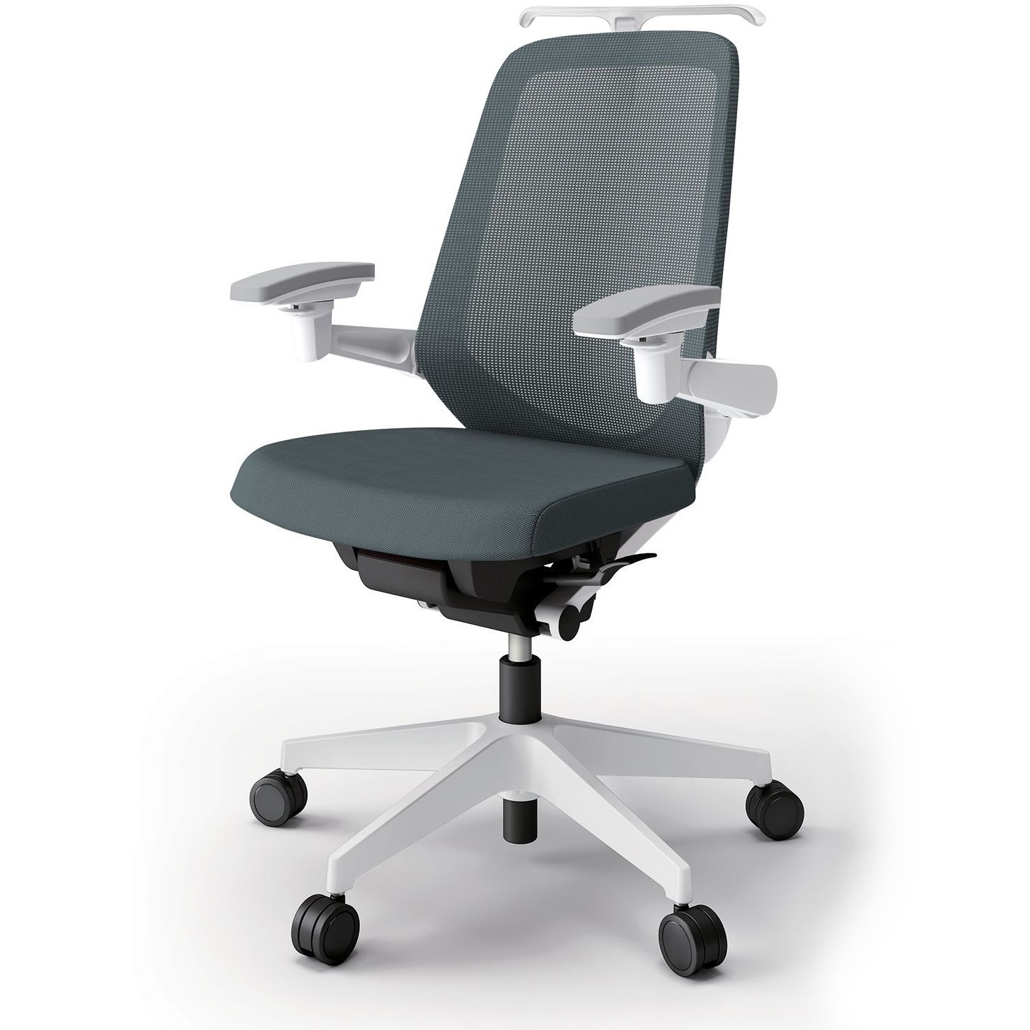 KJ-177JVHM1W9W2 ノートチェア ハイバック 可動肘 ハンガー ランバーサポートなし メッシュJV ウレタンキャスター<配送時組立サービス付> 1台 イトーキ 【通販モノタロウ】