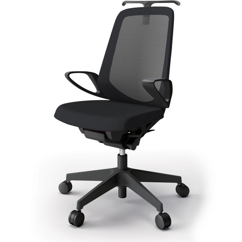 KJ-176JVH-T1T1 ノートチェア ハイバック 固定肘 ハンガー ランバーサポートなし メッシュJV ナイロンキャスター<配送時組立サービス付> 1台 イトーキ 【通販モノタロウ】