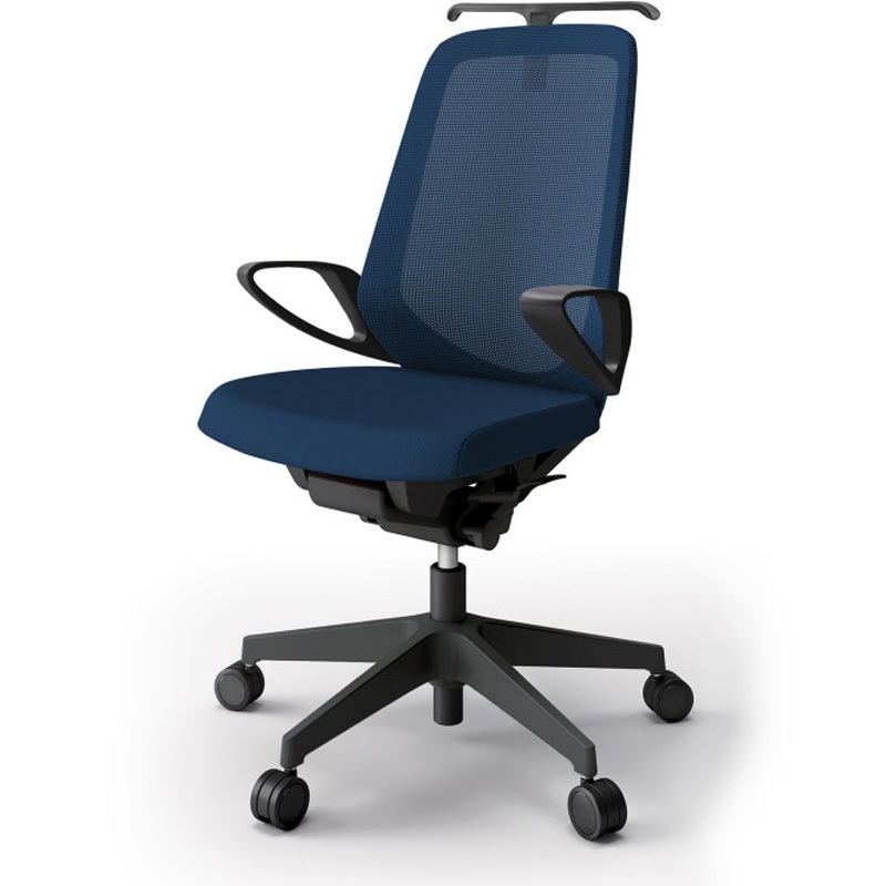 KJ-176JVHM-T1B2 ノートチェア ハイバック 固定肘 ハンガー ランバーサポートなし メッシュJV ウレタンキャスター<配送時組立サービス付> 1台 イトーキ 【通販モノタロウ】