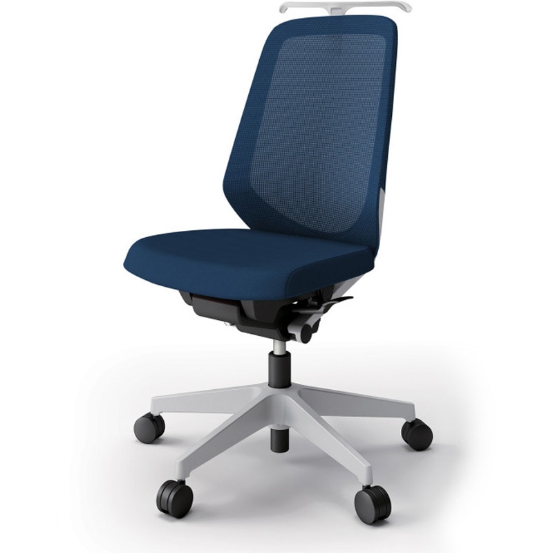 KJ-170JVH-GNB2 ノートチェア ハイバック 肘なし ハンガー ランバーサポートなし メッシュJV ナイロンキャスター<配送時組立サービス付> 1台 イトーキ 【通販モノタロウ】
