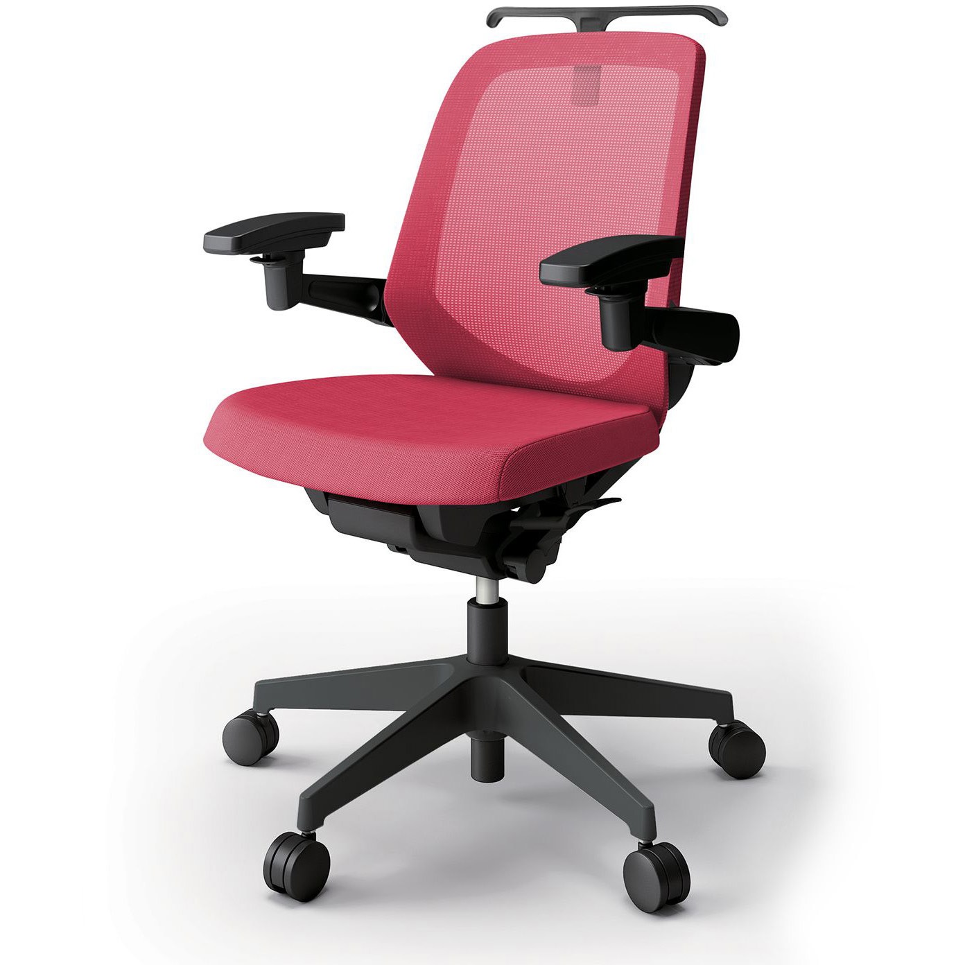 KJ-187JVH1T1M4 ノートチェア ローバック 可動肘 ハンガー ランバーサポートなし メッシュJV ナイロンキャスター<配送時組立サービス付> 1台 イトーキ 【通販モノタロウ】