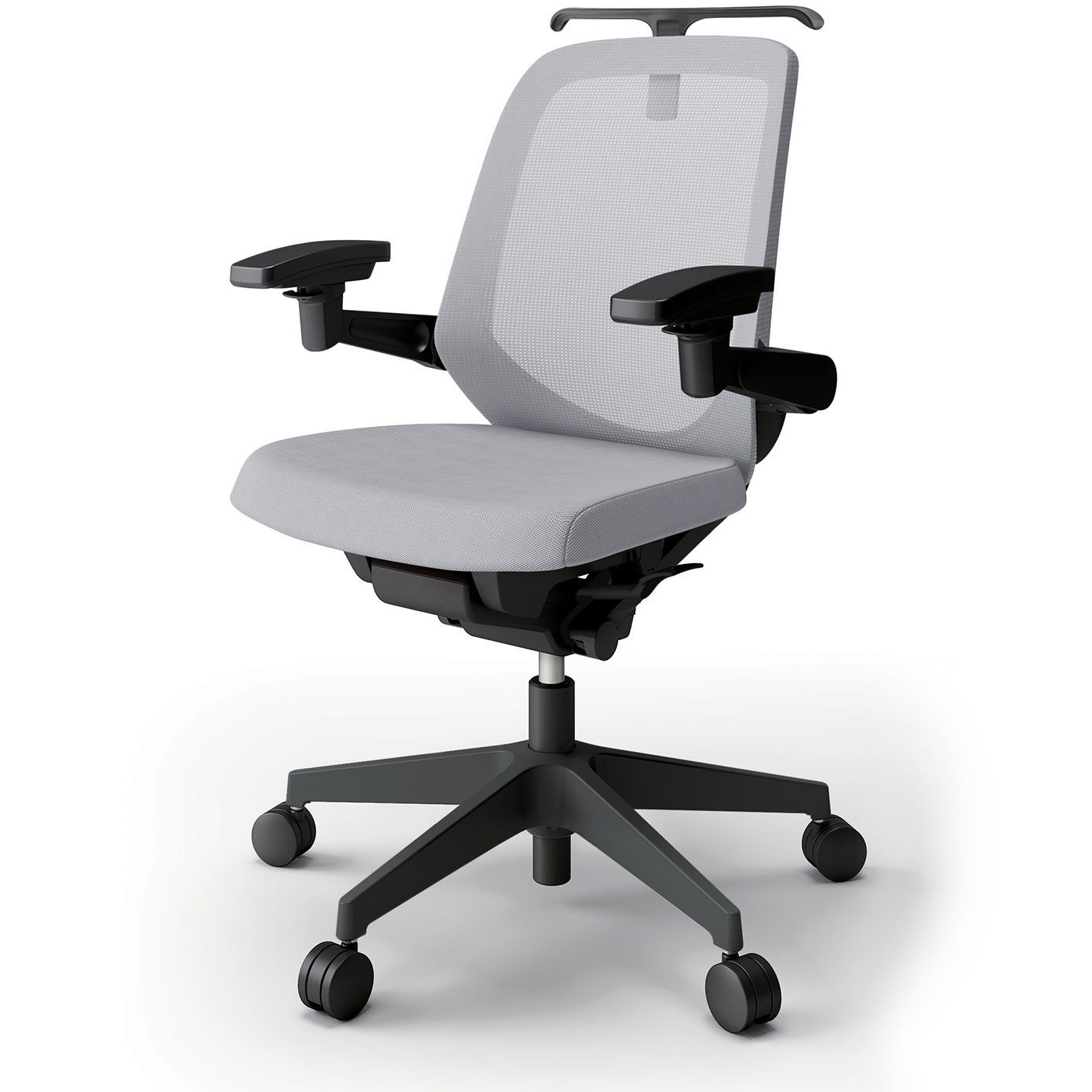 KJ-187JVH1T1W6 ノートチェア ローバック 可動肘 ハンガー ランバーサポートなし メッシュJV ナイロンキャスター<配送時組立サービス付> 1台 イトーキ 【通販モノタロウ】