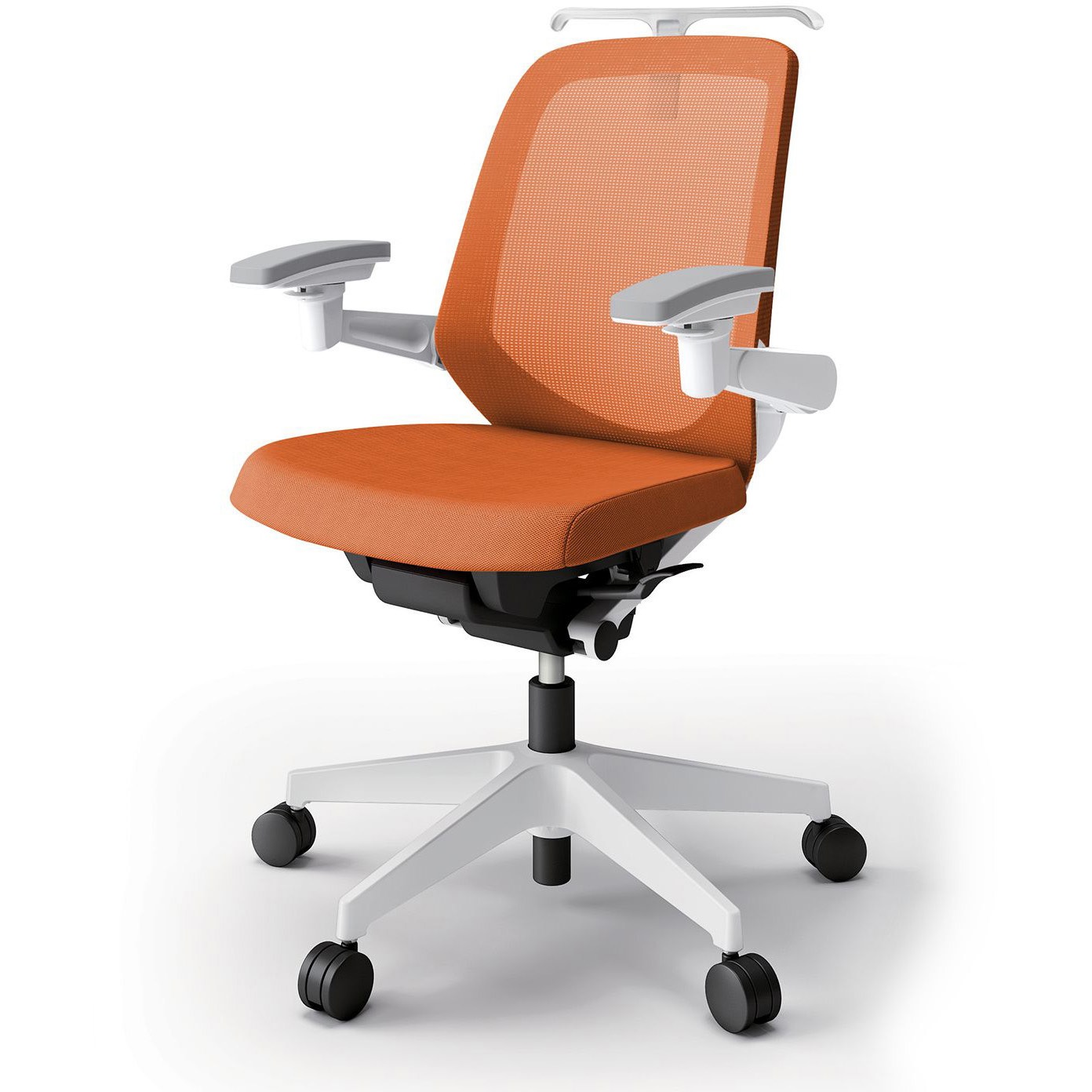 KJ-187JVH1W9D3 ノートチェア ローバック 可動肘 ハンガー ランバーサポートなし メッシュJV ナイロンキャスター<配送時組立サービス付> 1台 イトーキ 【通販モノタロウ】