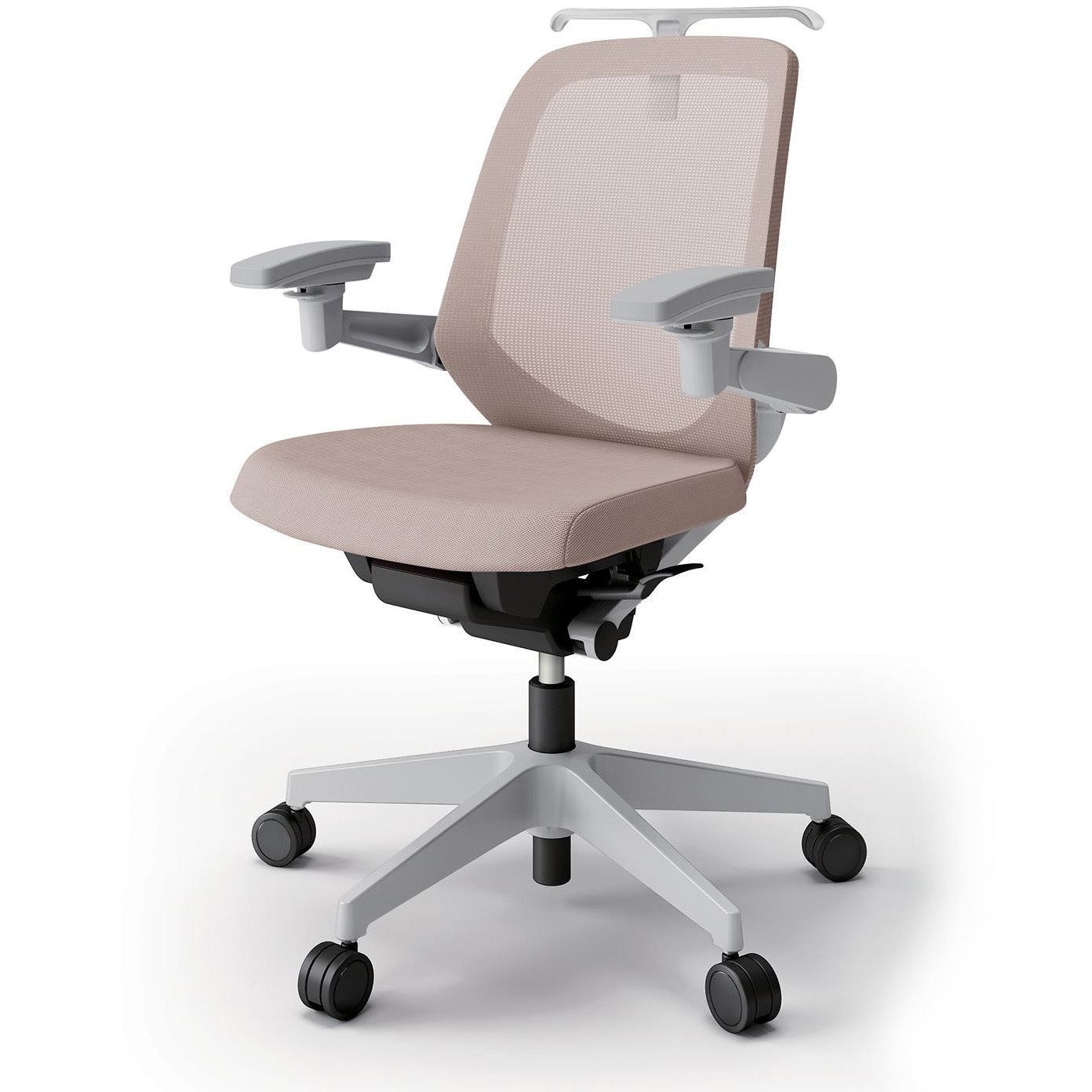 KJ-187JVHM1GNY3 ノートチェア ローバック 可動肘 ハンガー ランバーサポートなし メッシュJV ウレタンキャスター<配送時組立サービス付> 1台 イトーキ 【通販モノタロウ】 52,188円