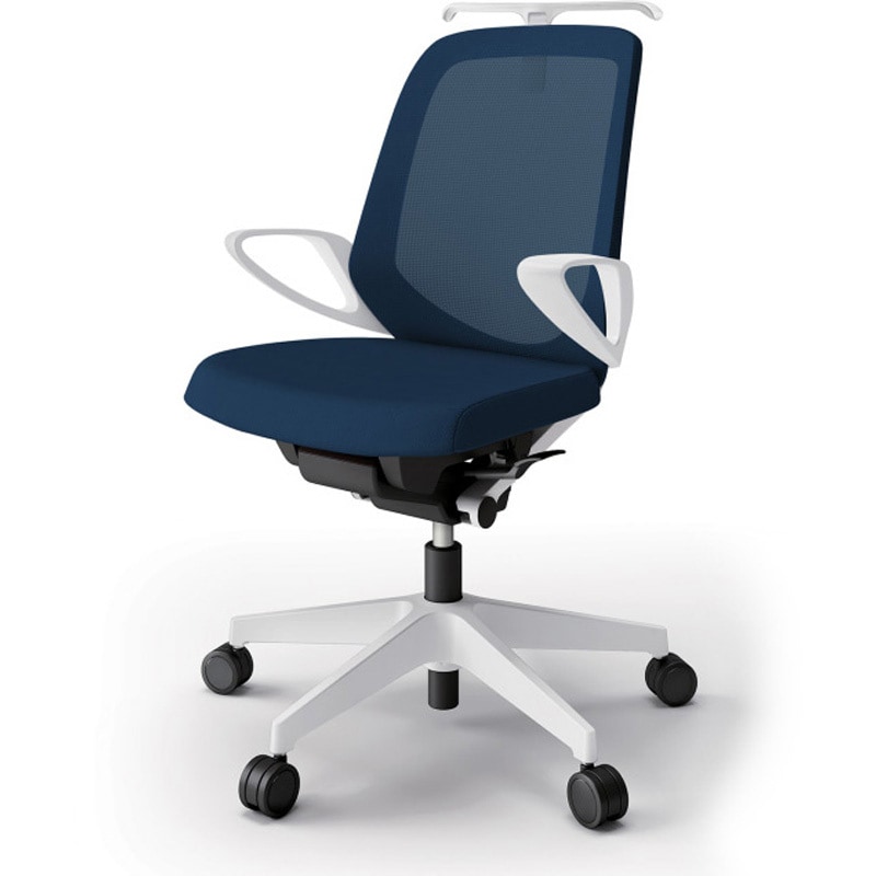 KJ-186JVHM-W9B2 ノートチェア ローバック 固定肘 ハンガー ランバーサポートなし メッシュJV ウレタンキャスター<配送時組立サービス付> 1台 イトーキ 【通販モノタロウ】