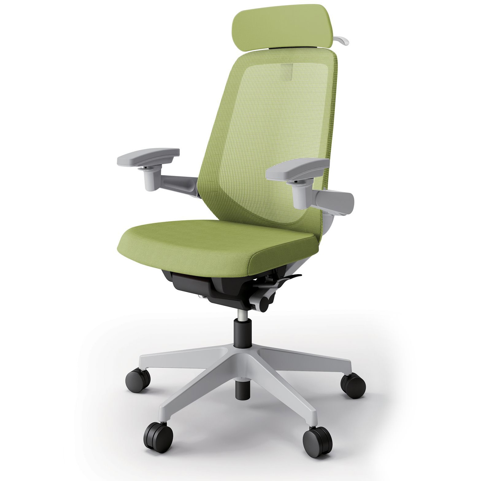 KJ-157JVX1GNQ6 ノートチェア エクストラハイバック 可動肘 ハンガー ランバーサポート付 メッシュJV ナイロンキャスター<配送時組立サービス付> 1台 イトーキ 【通販モノタロウ】