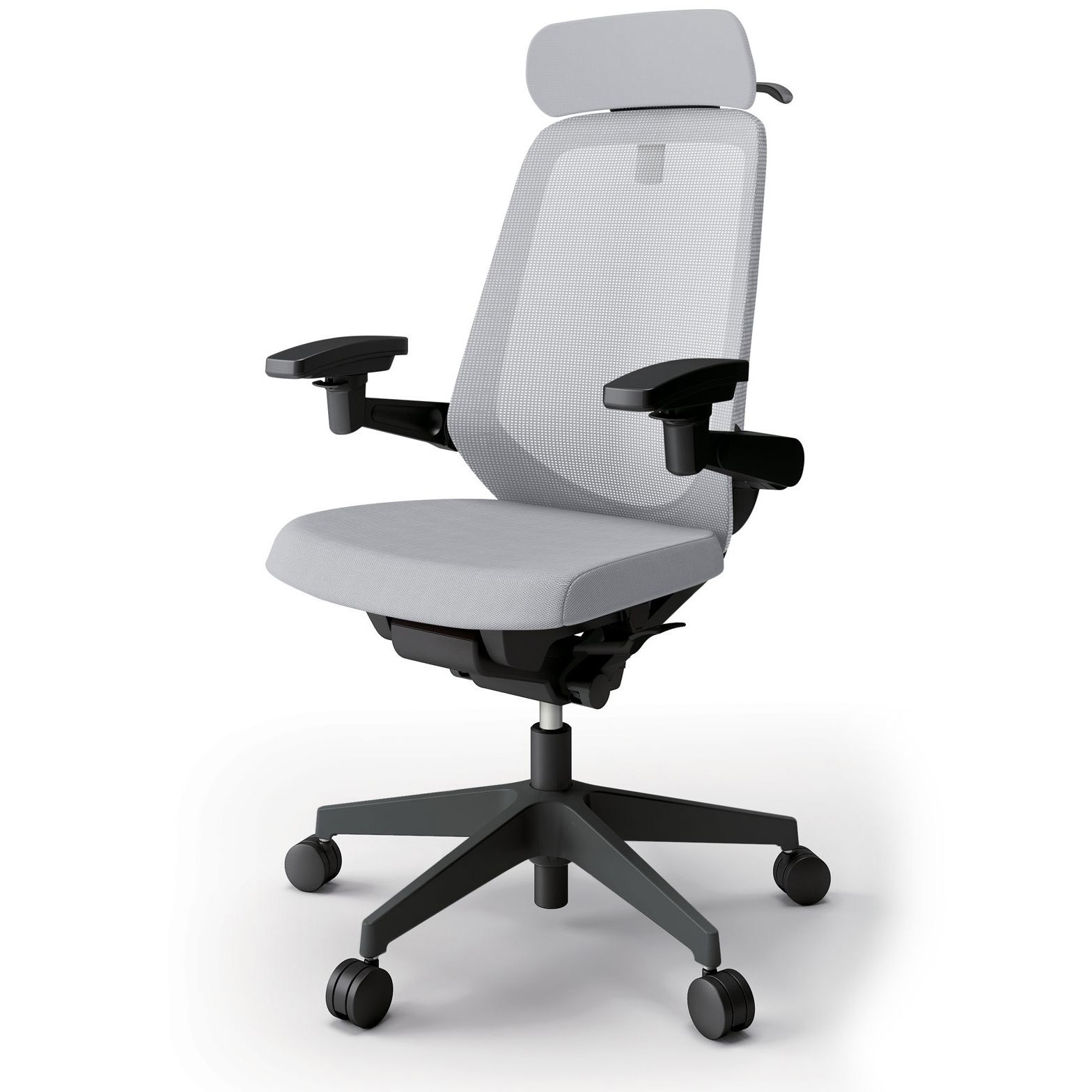 KJ-157JVX1T1W6 ノートチェア エクストラハイバック 可動肘 ハンガー ランバーサポート付 メッシュJV ナイロンキャスター<配送時組立サービス付> 1台 イトーキ 【通販モノタロウ】