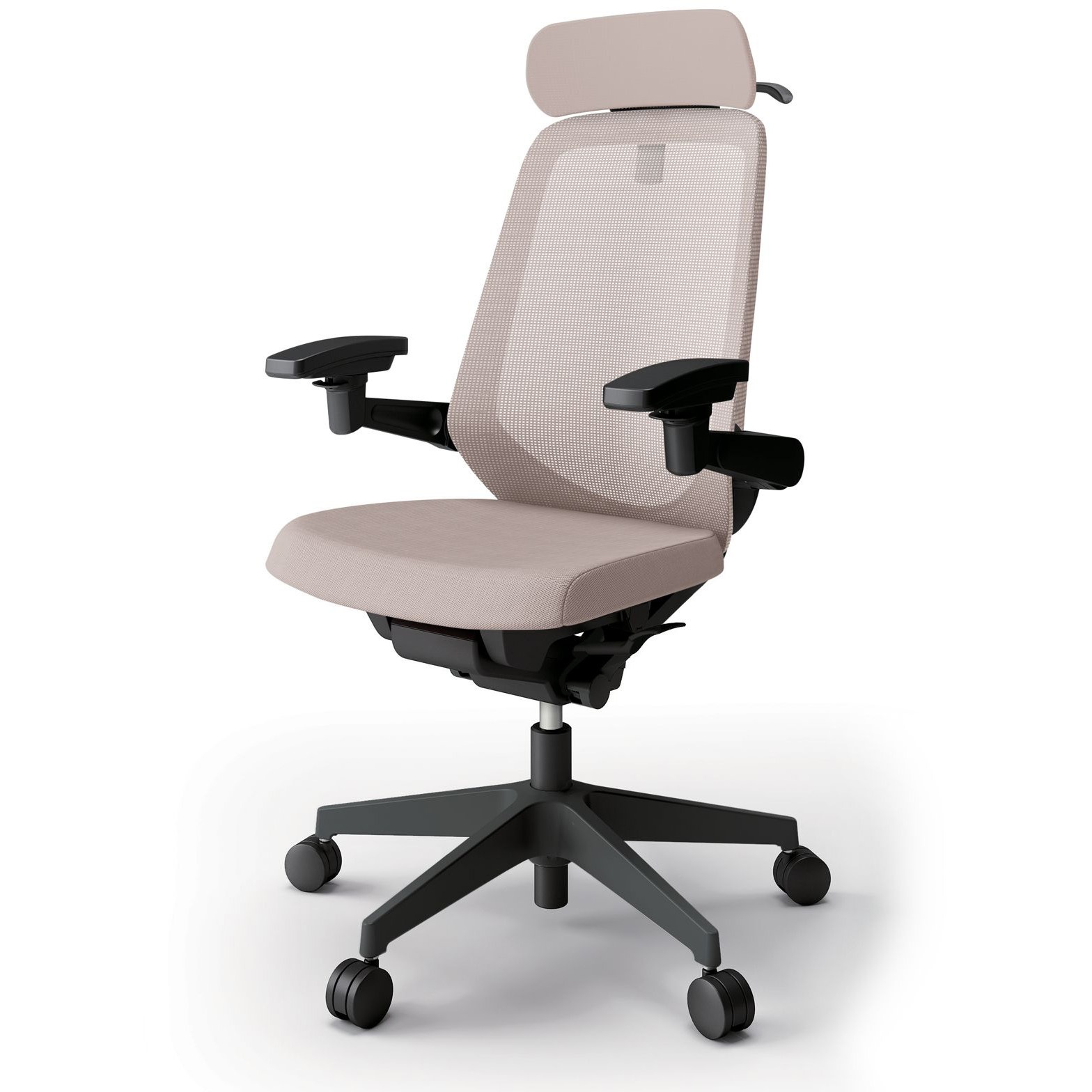 KJ-157JVX1T1Y3 ノートチェア エクストラハイバック 可動肘 ハンガー ランバーサポート付 メッシュJV ナイロンキャスター<配送時組立サービス付> 1台 イトーキ 【通販モノタロウ】