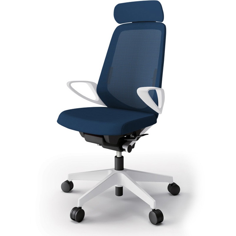 KJ-156JVE-W9B2 ノートチェア エクストラハイバック 固定肘 ランバーサポート付 メッシュJV ナイロンキャスター<配送時組立サービス付> 1台 イトーキ 【通販モノタロウ】