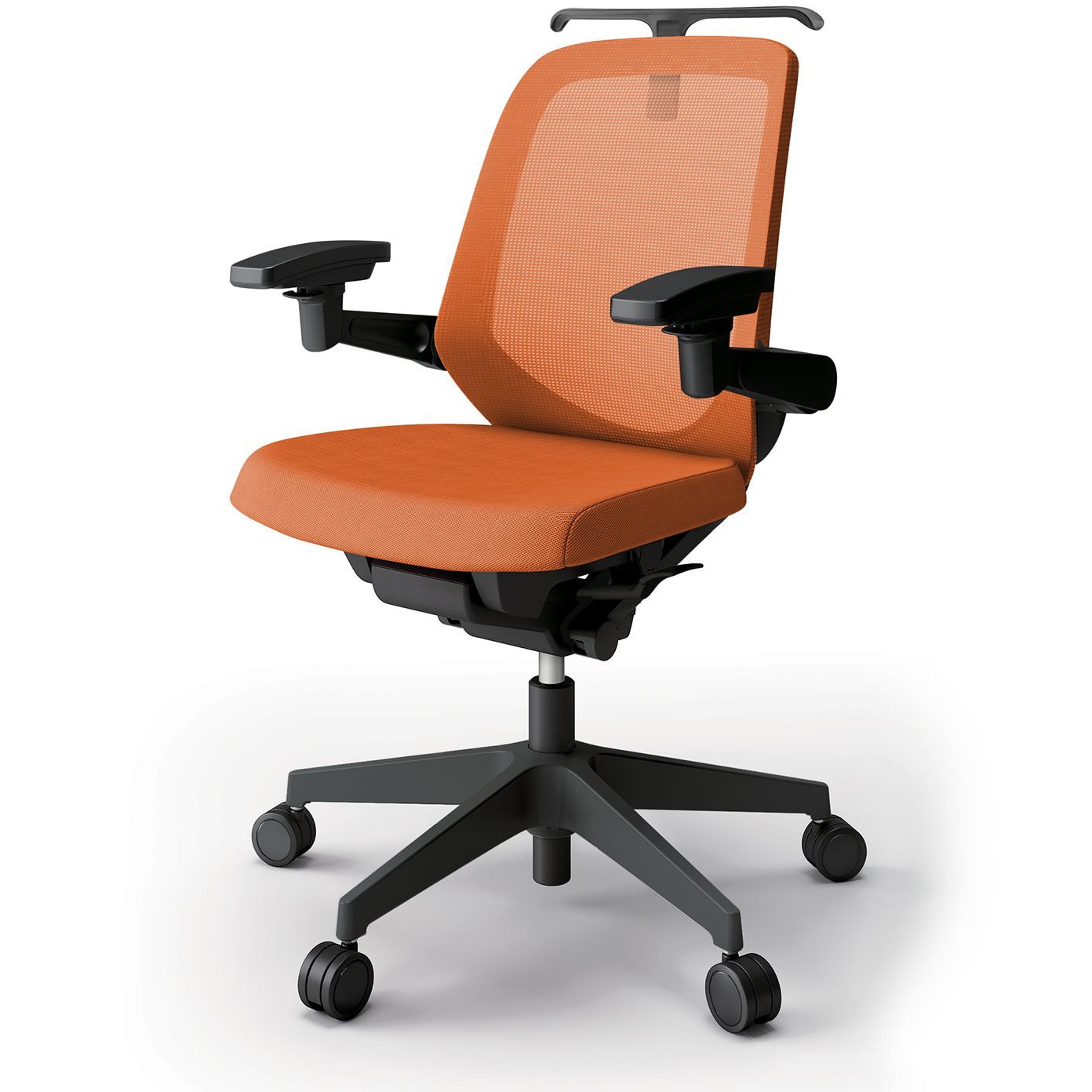 KJ-167JVHM1T1D3 ノートチェア ローバック 可動肘 ハンガー ランバーサポート付 メッシュJV ウレタンキャスター<配送時組立サービス付> 1台 イトーキ 【通販モノタロウ】