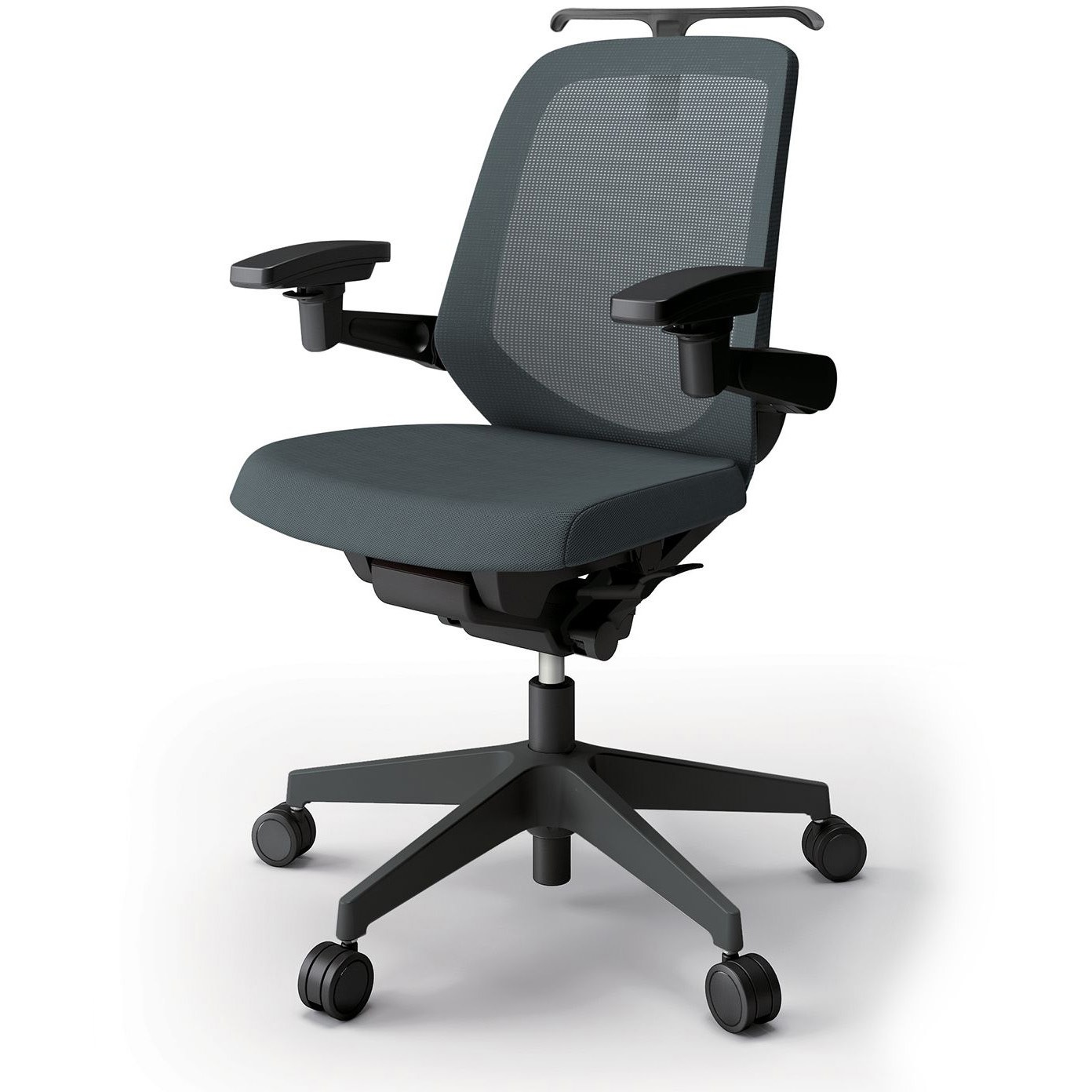 KJ-167JVHM1T1W2 ノートチェア ローバック 可動肘 ハンガー ランバーサポート付 メッシュJV ウレタンキャスター<配送時組立サービス付> 1台 イトーキ 【通販モノタロウ】 53,988円