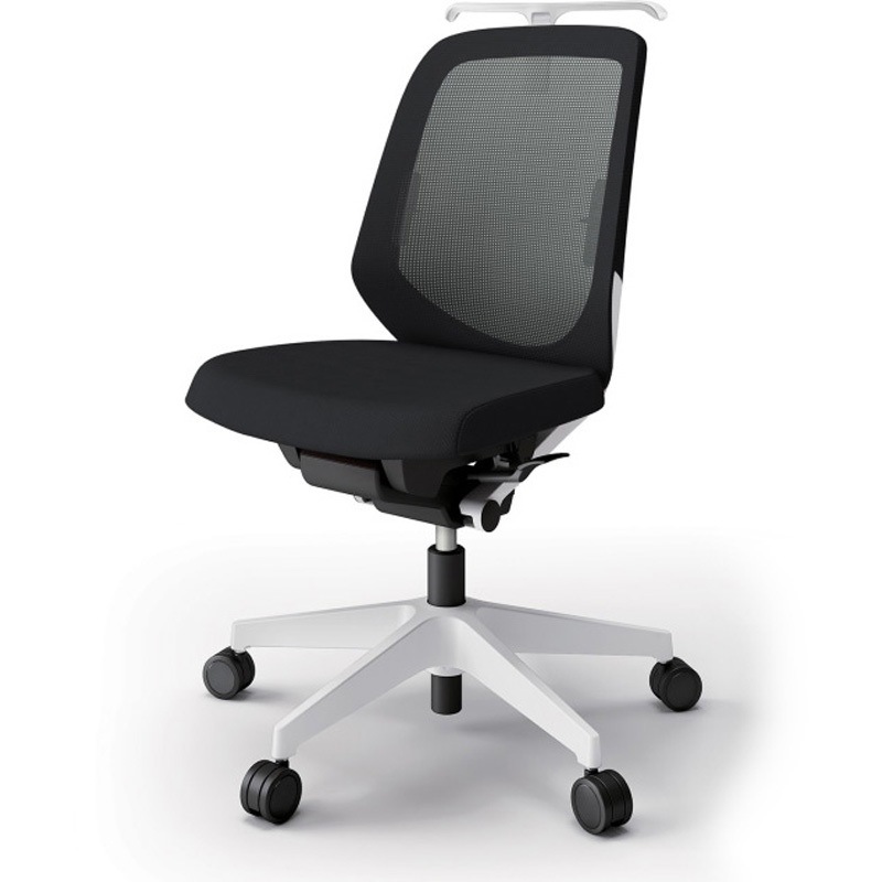 KJ-160JVHM-W9T1 ノートチェア ローバック 肘なし ハンガー ランバーサポート付 メッシュJV ウレタンキャスター<配送時組立サービス付> 1台 イトーキ 【通販モノタロウ】 45,487円