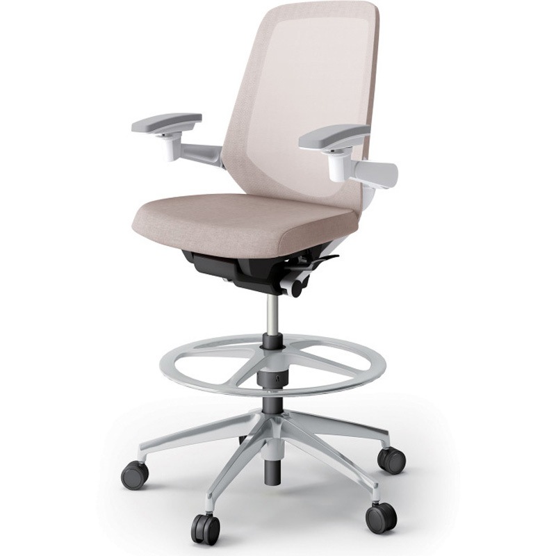 KJ-177JEP2ZWF6 ノートチェア ハイポジションタイプ ハイバック 可動肘 ランバーサポートなし メッシュJE アルミ脚<配送時組立サービス付> 1台 イトーキ 【通販モノタロウ】