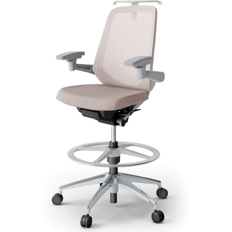 KJ-177JEHP2ZNF6 ノートチェア ハイポジションタイプ ハイバック 可動肘 ハンガー ランバーサポートなし メッシュJE アルミ脚<配送時組立サービス付> 1台 イトーキ 【通販モノタロウ】