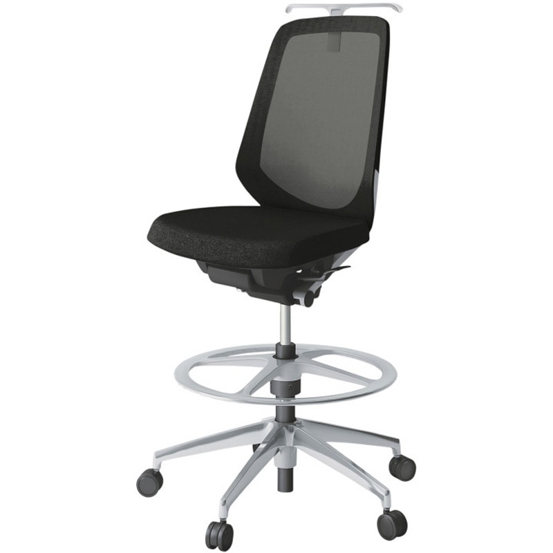 KJ-170JEHP-ZNT1 ノートチェア ハイポジションタイプ ハイバック 肘なし ハンガー ランバーサポートなし メッシュJE アルミ脚<配送時組立サービス付> 1台 イトーキ 【通販モノタロウ】 65,890円