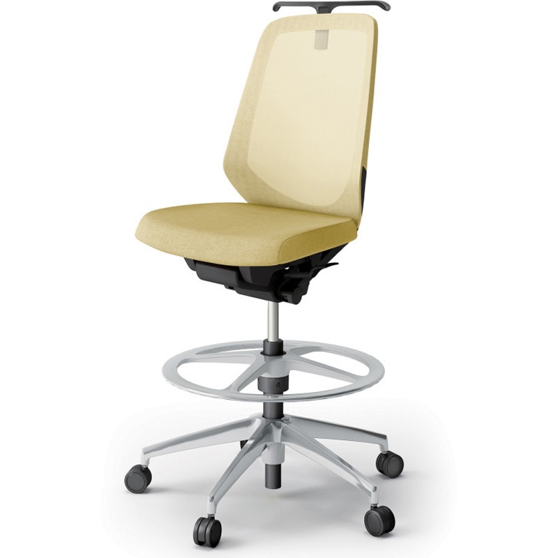 KJ-170JEHP-ZTU6 ノートチェア ハイポジションタイプ ハイバック 肘なし ハンガー ランバーサポートなし メッシュJE アルミ脚<配送時組立サービス付> 1台 イトーキ 【通販モノタロウ】