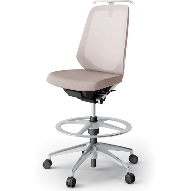 KJ-170JEHP-ZWF6 ノートチェア ハイポジションタイプ ハイバック 肘なし ハンガー ランバーサポートなし メッシュJE アルミ脚<配送時組立サービス付> 1台 イトーキ 【通販モノタロウ】