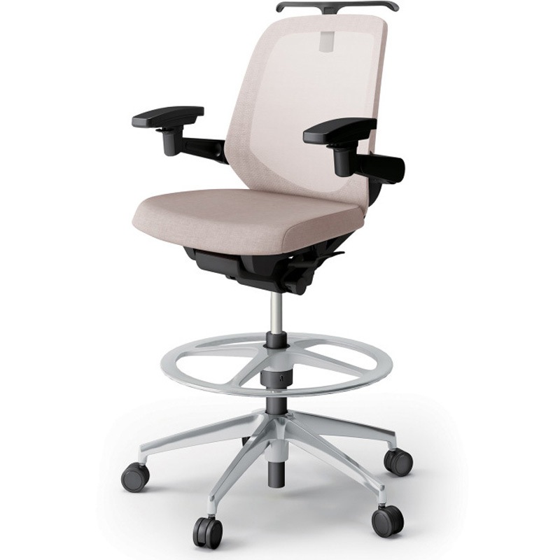 KJ-187JEHP2ZTF6 ノートチェア ハイポジションタイプ ローバック 可動肘 ハンガー ランバーサポートなし メッシュJE アルミ脚<配送時組立サービス付> 1台 イトーキ 【通販モノタロウ】