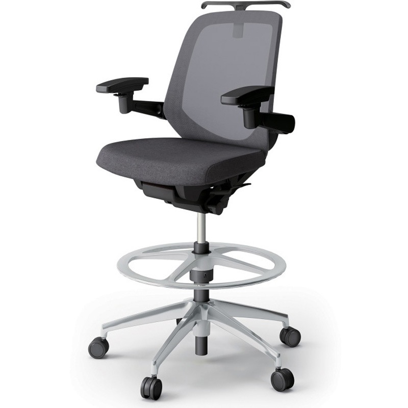 KJ-187JEHP2ZTT3 ノートチェア ハイポジションタイプ ローバック 可動肘 ハンガー ランバーサポートなし メッシュJE アルミ脚<配送時組立サービス付> 1台 イトーキ 【通販モノタロウ】