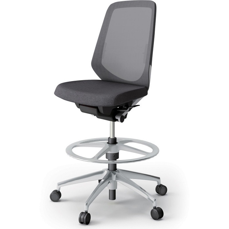 KJ-150JEP-ZNT3 ノートチェア ハイポジションタイプ ハイバック 肘なし ランバーサポート付 メッシュJE アルミ脚<配送時組立サービス付> 1台 イトーキ 【通販モノタロウ】 65,890円