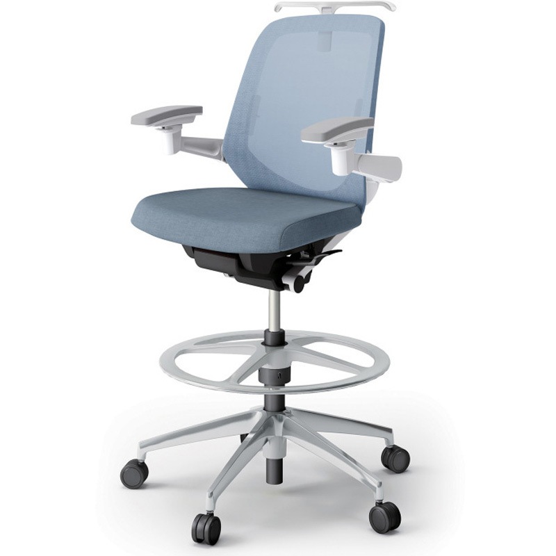 KJ-167JEHP2ZWB4 ノートチェア ハイポジションタイプ ローバック 可動肘 ハンガー ランバーサポート付 メッシュJE アルミ脚<配送時組立サービス付> 1台 イトーキ 【通販モノタロウ】 76,890円