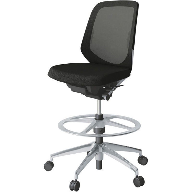 KJ-160JEP-ZNT1 ノートチェア ハイポジションタイプ ローバック 肘なし ランバーサポート付 メッシュJE アルミ脚<配送時組立サービス付> 1台 イトーキ 【通販モノタロウ】 59,988円