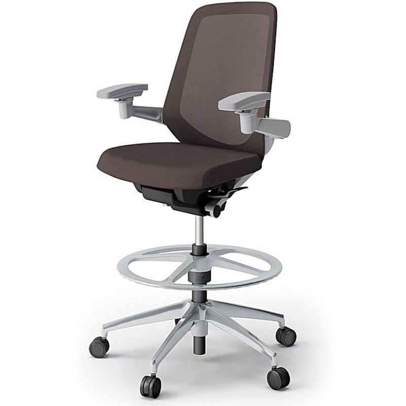 KJ-177JVP1ZNH2 ノートチェア ハイポジションタイプ ハイバック 可動肘 ランバーサポートなし メッシュJV アルミ脚<配送時組立サービス付> 1台 イトーキ 【通販モノタロウ】