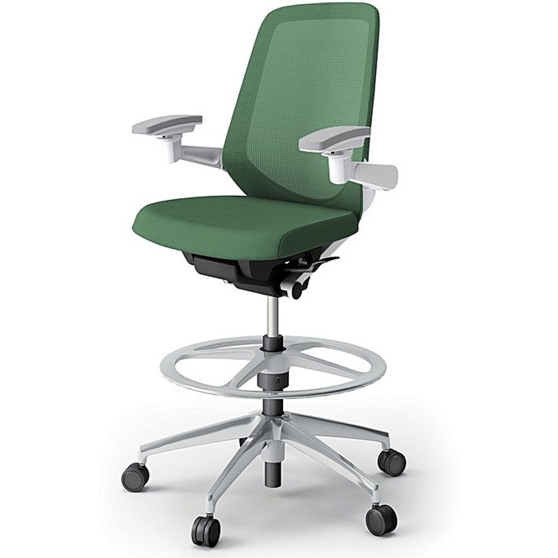 KJ-177JVP1ZWQ2 ノートチェア ハイポジションタイプ ハイバック 可動肘 ランバーサポートなし メッシュJV アルミ脚<配送時組立サービス付> 1台 イトーキ 【通販モノタロウ】