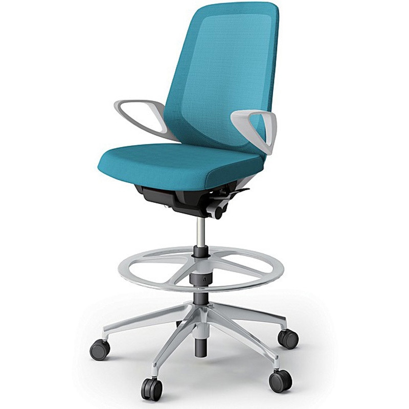 KJ-176JVP-ZNA3 ノートチェア ハイポジションタイプ ハイバック 固定肘 ランバーサポートなし メッシュJV アルミ脚<配送時組立サービス付> 1台 イトーキ 【通販モノタロウ】 71,390円