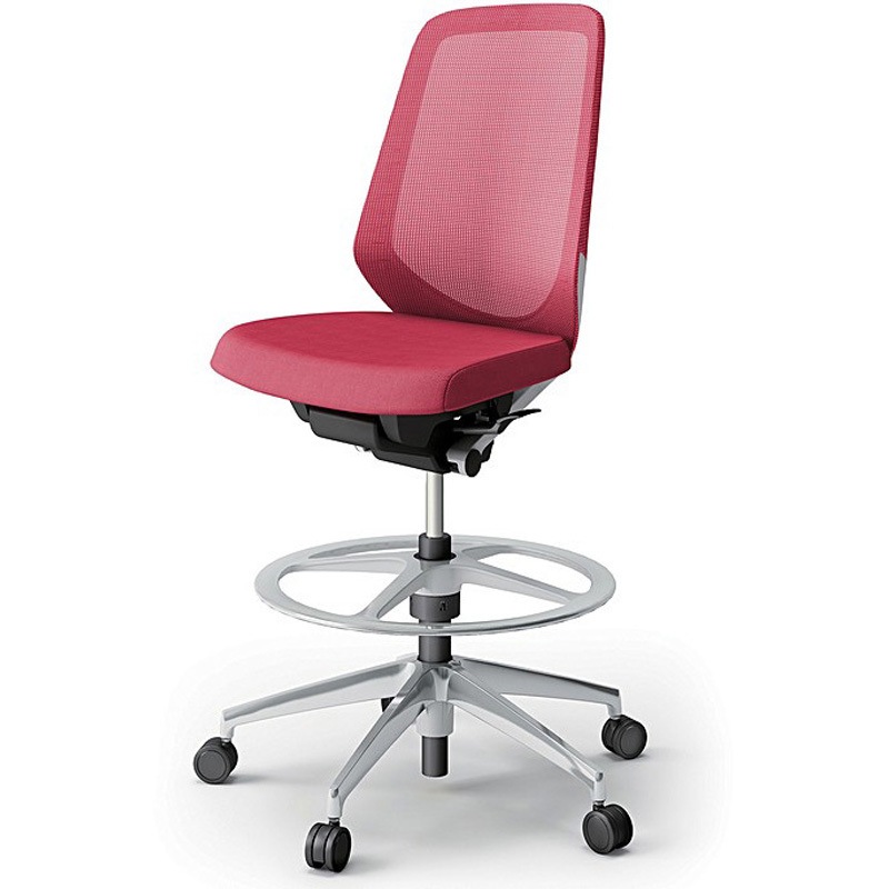 KJ-170JVP-ZNM4 ノートチェア ハイポジションタイプ ハイバック 肘なし ランバーサポートなし メッシュJV アルミ脚<配送時組立サービス付> 1台 イトーキ 【通販モノタロウ】