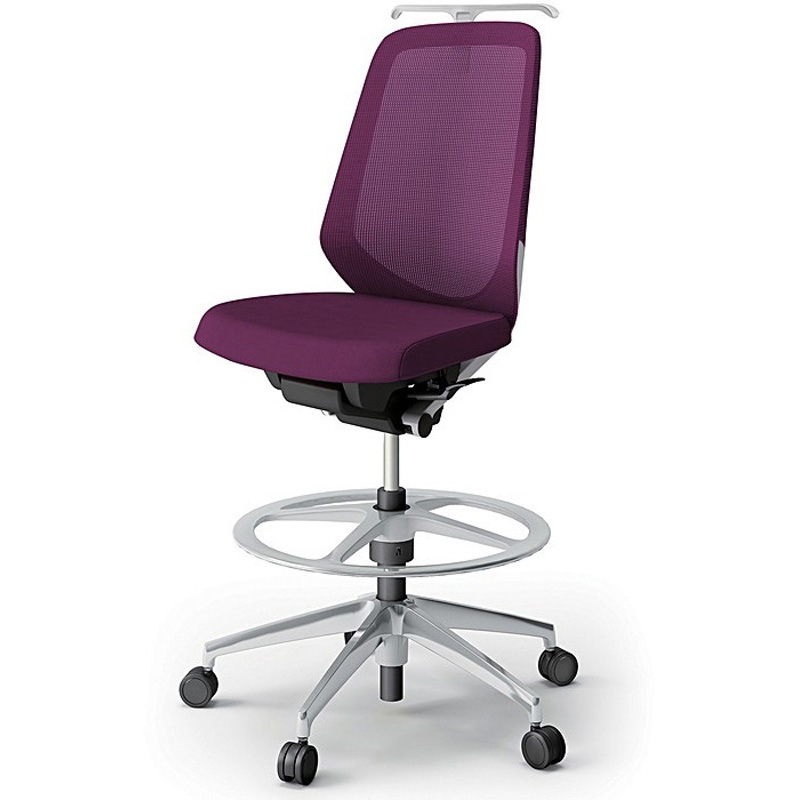 KJ-170JVHP-ZNX7 ノートチェア ハイポジションタイプ ハイバック 肘なし ハンガー ランバーサポートなし メッシュJV アルミ脚<配送時組立サービス付> 1台 イトーキ 【通販モノタロウ】