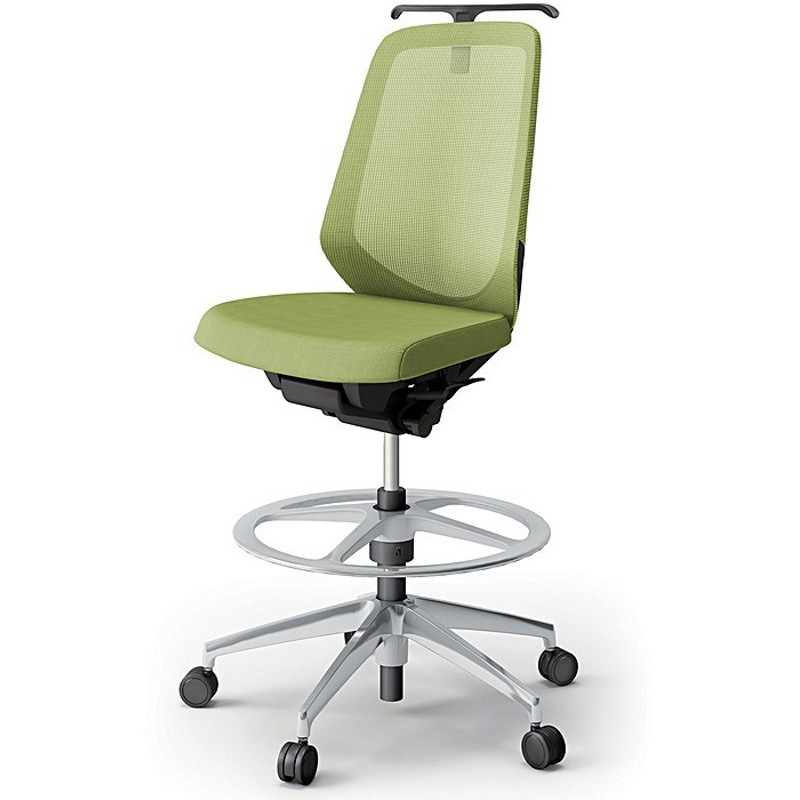 KJ-170JVHP-ZTQ6 ノートチェア ハイポジションタイプ ハイバック 肘なし ハンガー ランバーサポートなし メッシュJV アルミ脚<配送時組立サービス付> 1台 イトーキ 【通販モノタロウ】