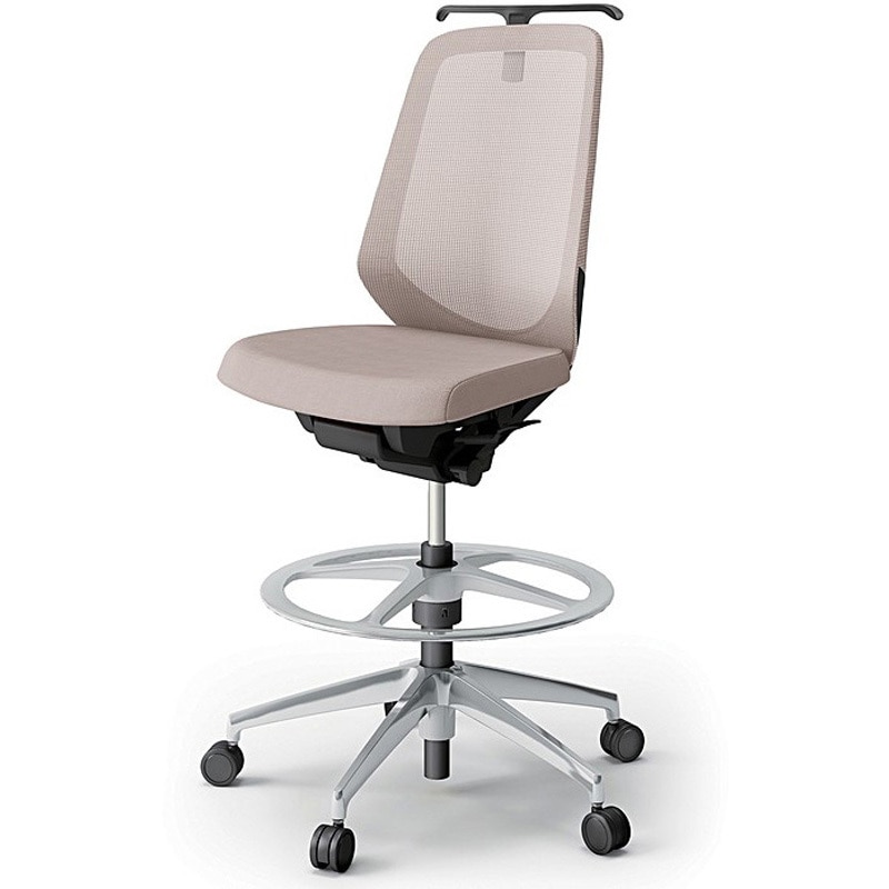 KJ-170JVHP-ZTY3 ノートチェア ハイポジションタイプ ハイバック 肘なし ハンガー ランバーサポートなし メッシュJV アルミ脚<配送時組立サービス付> 1台 イトーキ 【通販モノタロウ】