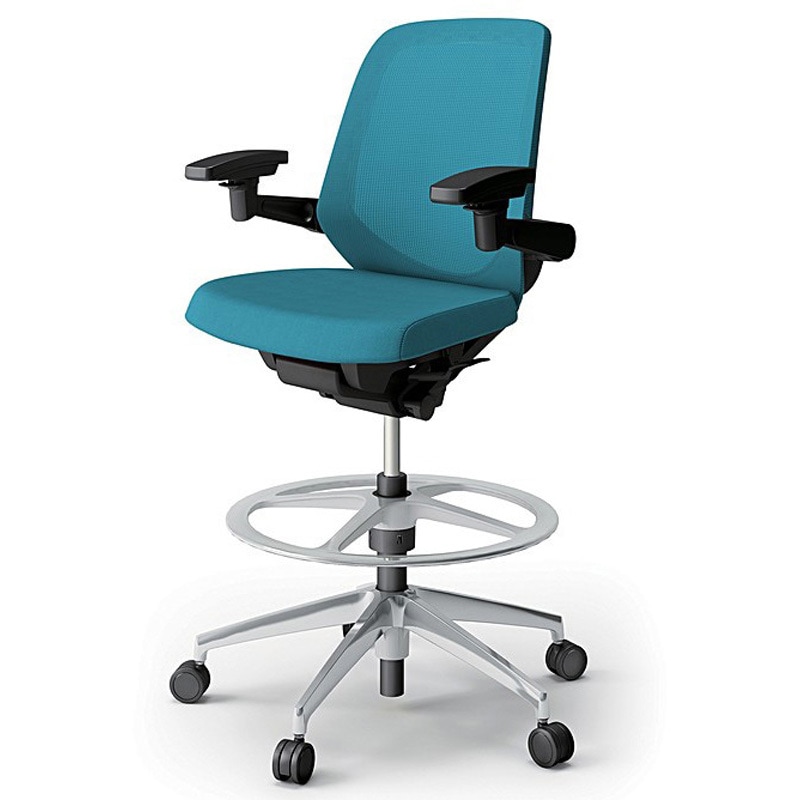 KJ-187JVP1ZTA3 ノートチェア ハイポジションタイプ ローバック 可動肘 ランバーサポートなし メッシュJV アルミ脚<配送時組立サービス付> 1台 イトーキ 【通販モノタロウ】