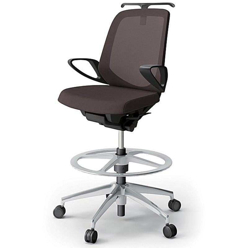 KJ-186JVHP-ZTH2 ノートチェア ハイポジションタイプ ローバック 固定肘 ハンガー ランバーサポートなし メッシュJV アルミ脚<配送時組立サービス付> 1台 イトーキ 【通販モノタロウ】 71,390円