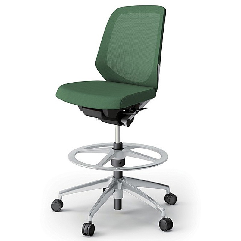 KJ-180JVP-ZNQ2 ノートチェア ハイポジションタイプ ローバック 肘なし ランバーサポートなし メッシュJV アルミ脚<配送時組立サービス付> 1台 イトーキ 【通販モノタロウ】 57,588円