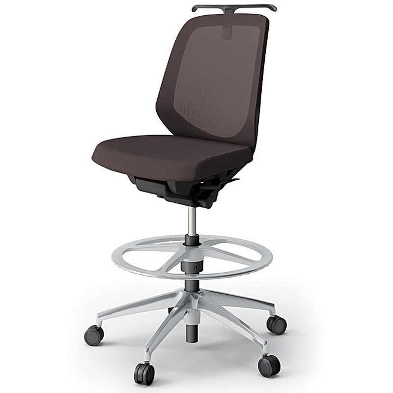 KJ-180JVHP-ZTH2 ノートチェア ハイポジションタイプ ローバック 肘なし ハンガー ランバーサポートなし メッシュJV アルミ脚<配送時組立サービス付> 1台 イトーキ 【通販モノタロウ】