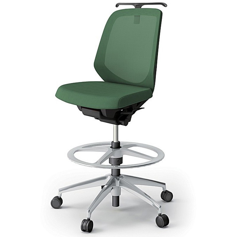 KJ-180JVHP-ZTQ2 ノートチェア ハイポジションタイプ ローバック 肘なし ハンガー ランバーサポートなし メッシュJV アルミ脚<配送時組立サービス付> 1台 イトーキ 【通販モノタロウ】