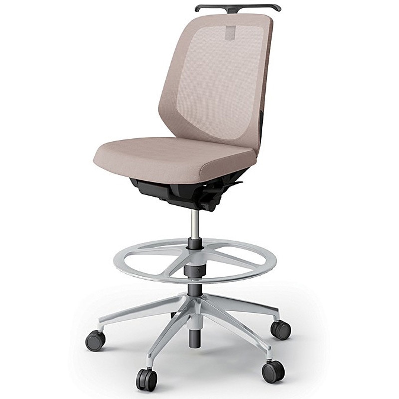 KJ-180JVHP-ZTY3 ノートチェア ハイポジションタイプ ローバック 肘なし ハンガー ランバーサポートなし メッシュJV アルミ脚<配送時組立サービス付> 1台 イトーキ 【通販モノタロウ】