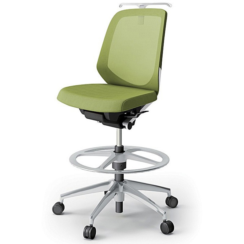 KJ-180JVHP-ZWQ6 ノートチェア ハイポジションタイプ ローバック 肘なし ハンガー ランバーサポートなし メッシュJV アルミ脚<配送時組立サービス付> 1台 イトーキ 【通販モノタロウ】