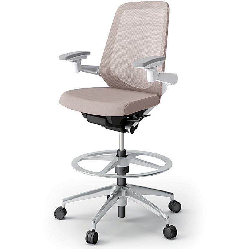 KJ-157JVP1ZWY3 ノートチェア ハイポジションタイプ ハイバック 可動肘 ランバーサポート付 メッシュJV アルミ脚<配送時組立サービス付> 1台 イトーキ 【通販モノタロウ】 139,800円