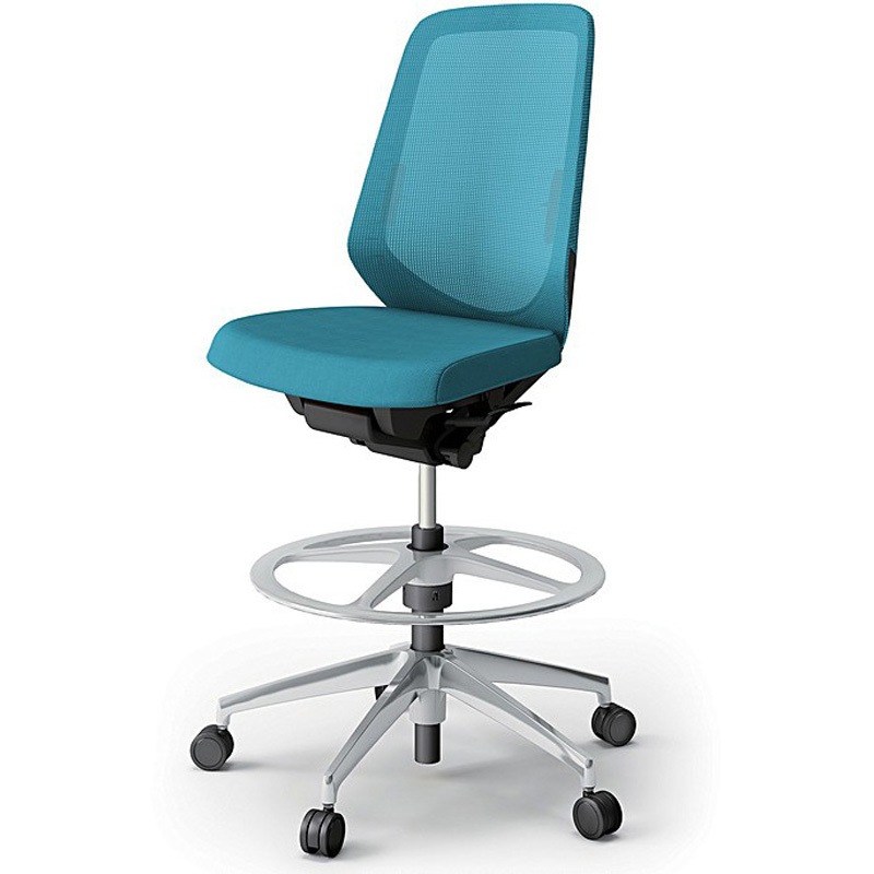 KJ-150JVP-ZTA3 ノートチェア ハイポジションタイプ ハイバック 肘なし ランバーサポート付 メッシュJV アルミ脚<配送時組立サービス付> 1台 イトーキ 【通販モノタロウ】 65,890円